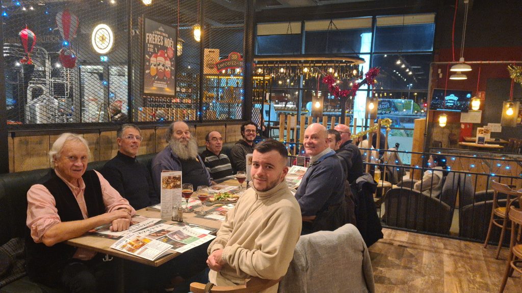 Repas du 22 décembre 2023 aux 3 brasseurs (Brest)